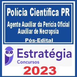 polícia cientifica pr agente